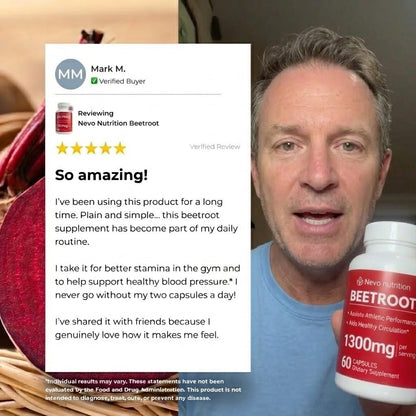 Premium Beetroot Capsules To Support Natural Energy & Vitality