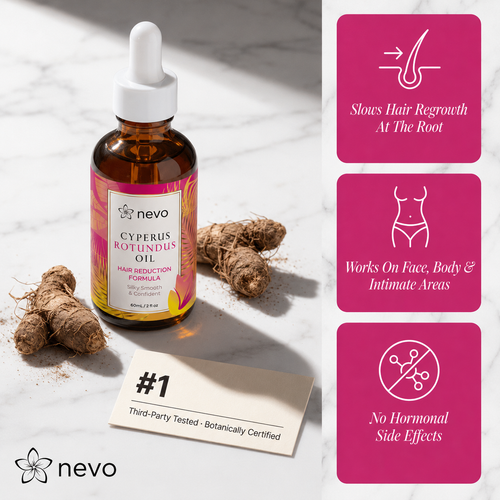Cyperus Rotundus Oil for Natural Hair Reduction