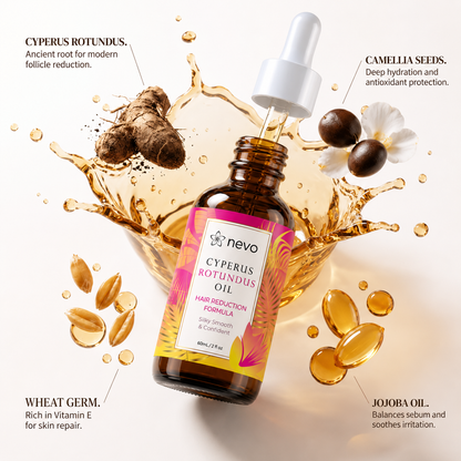 Cyperus Rotundus Oil for Natural Hair Reduction